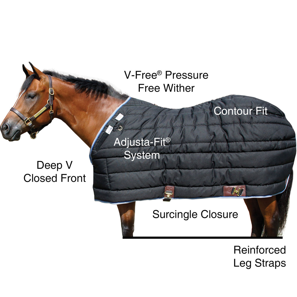 Adjusta-Fit® Tekno-Fleece® V-Free® Bellyband Horse Stable Blanket